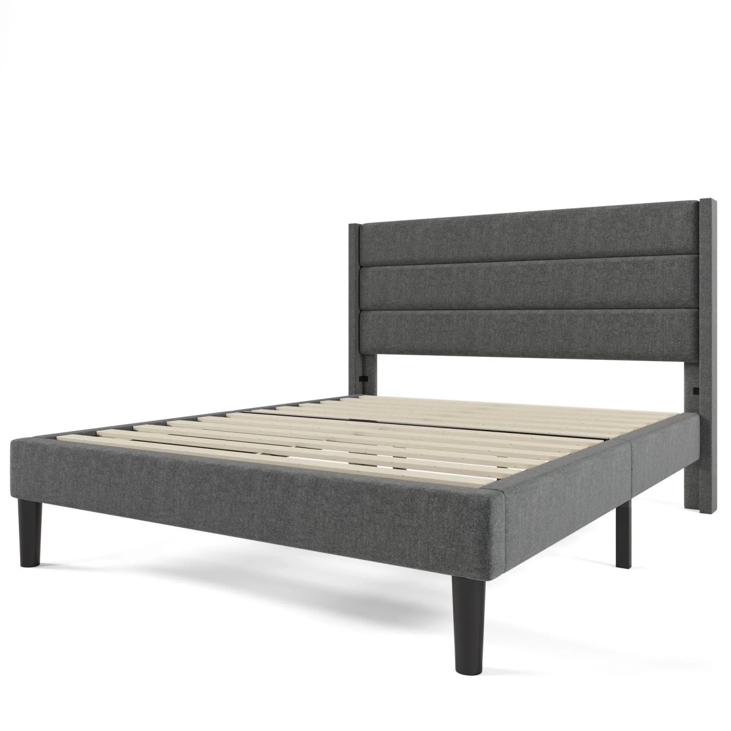 okwish Polsterbett 140×200 Jugendbett mit Matratze