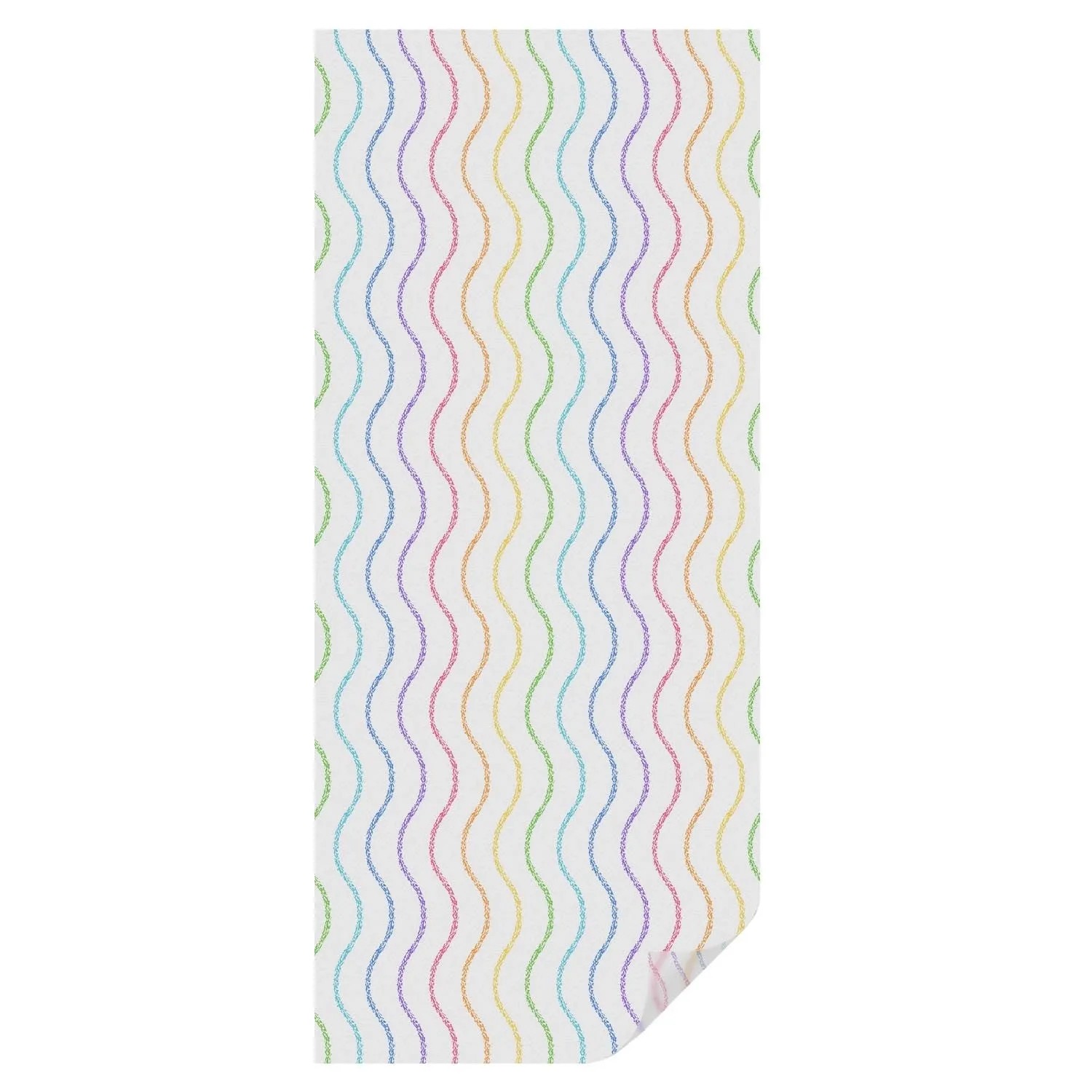 Tulup Fensterfolie Regenbogenlinien Milchglasfolie 50x116 cm Weiß Milchglas günstig online kaufen