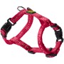Hunter Hundegeschirr Tripoli XS-S in Himbeerrot, Nylon mit Reflektorstreifen für kleine Hunde.