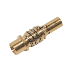 LUX Düsenstock SB 15 für Schweißgeräte, aus Messing, mit Haltefeder.
