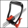 Detailaufnahme: Griff und Bedienelemente des Einhell Akku-Hochentasters Power X-Change.