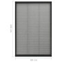 vidaXL Insektenschutz-Plissee für Fenster Aluminium Anthrazit 80x160cm 148668_7