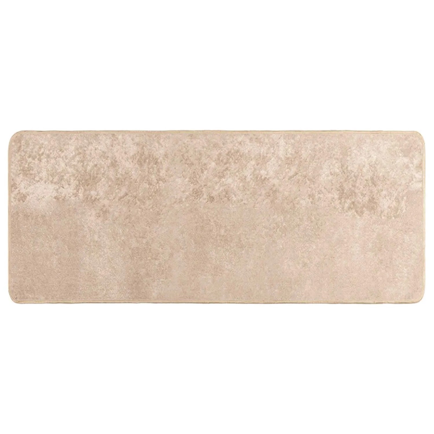 vidaXL Teppichläufer MARSA Beige 50 x 100 cm Polyester und PVC 42023073
