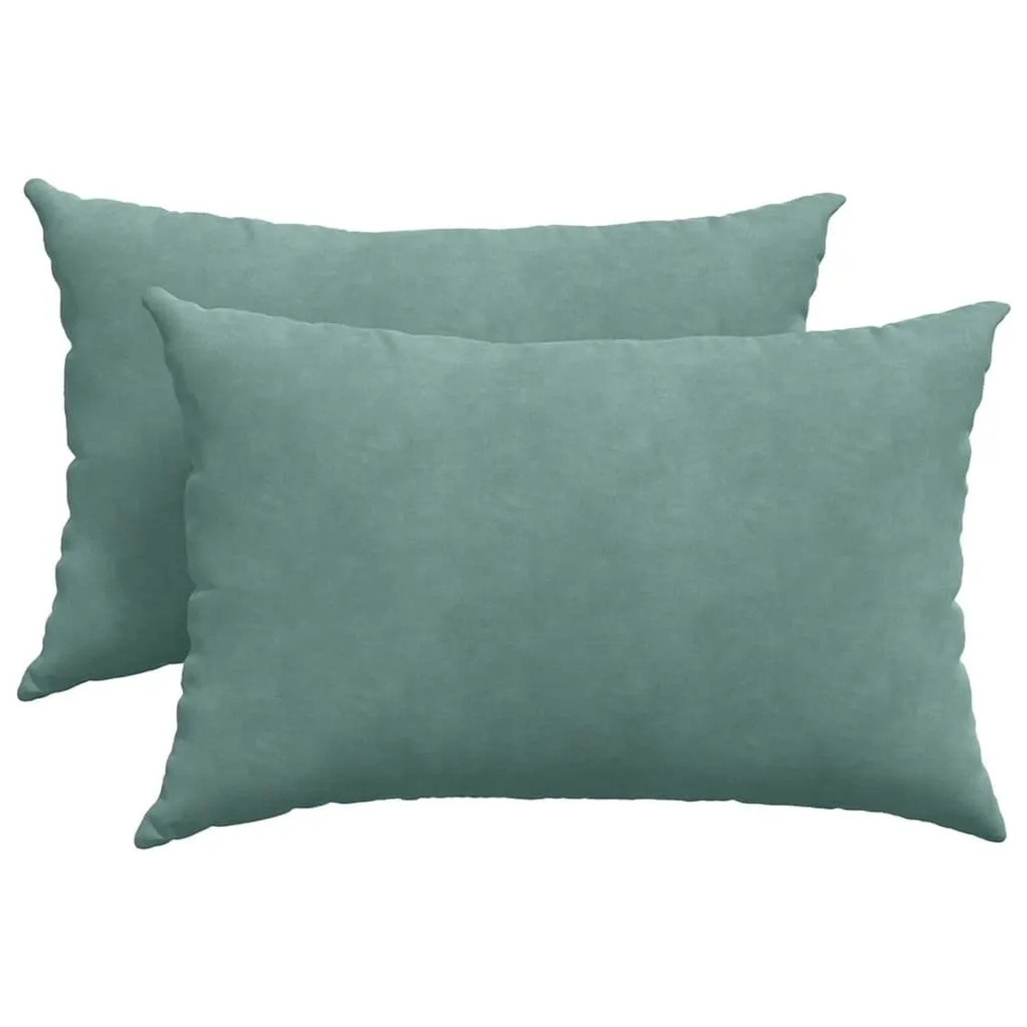 vidaXL Sofakissen 2 Stück Meergrün 60 x 40 cm Cordstoff 42013680