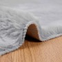 vidaXL Kunstfell Hasen Teppich Olite Grau 80 x 200 cm Polyester 42021677_5