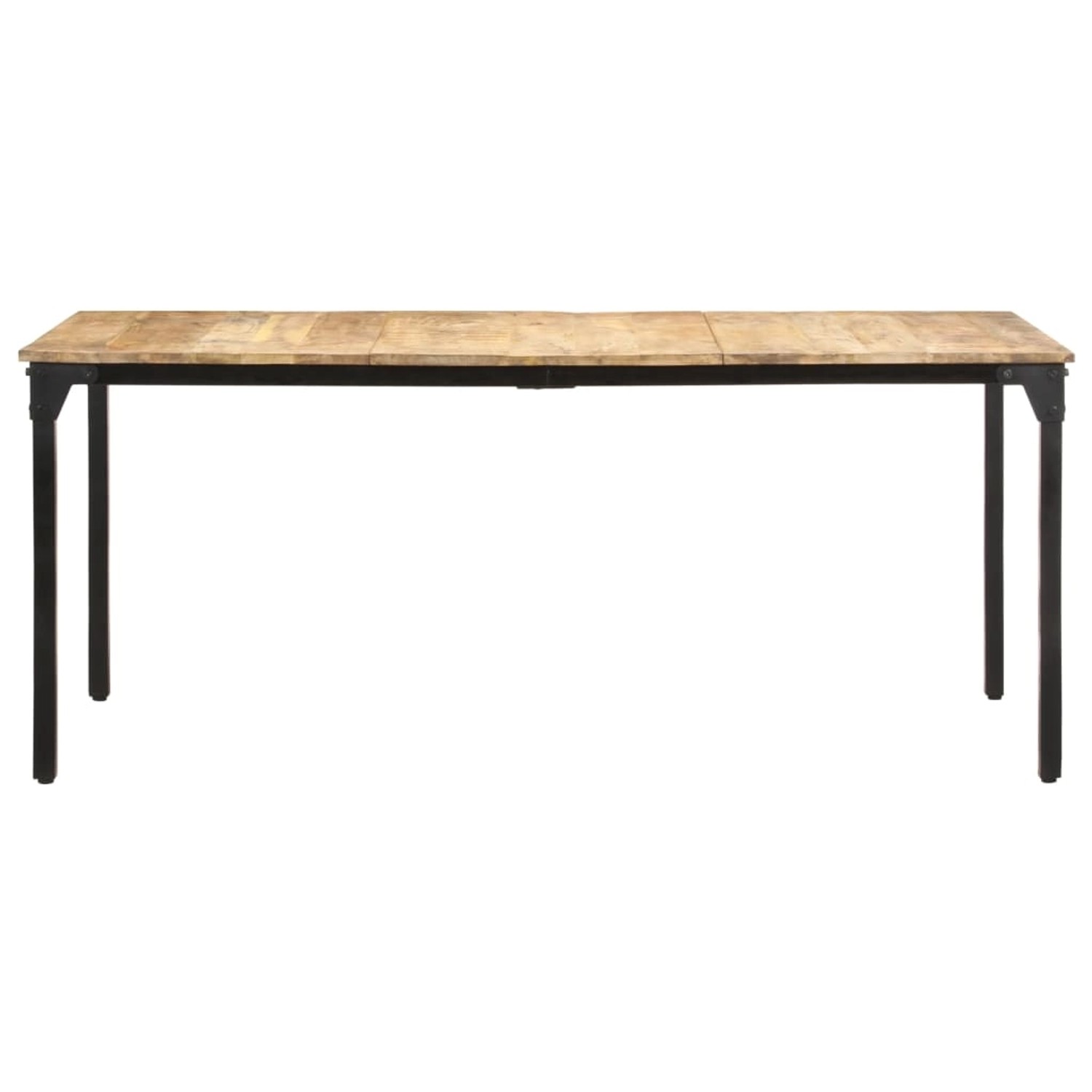 vidaXL Esstisch 180x90x76 cm Raues Mangoholz mit natürlichem Finish günstig online kaufen