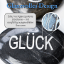 Intergarden Zierkies Set mit Gravur "Glück". Polierte Dekosteine für Garten & Wohnung.