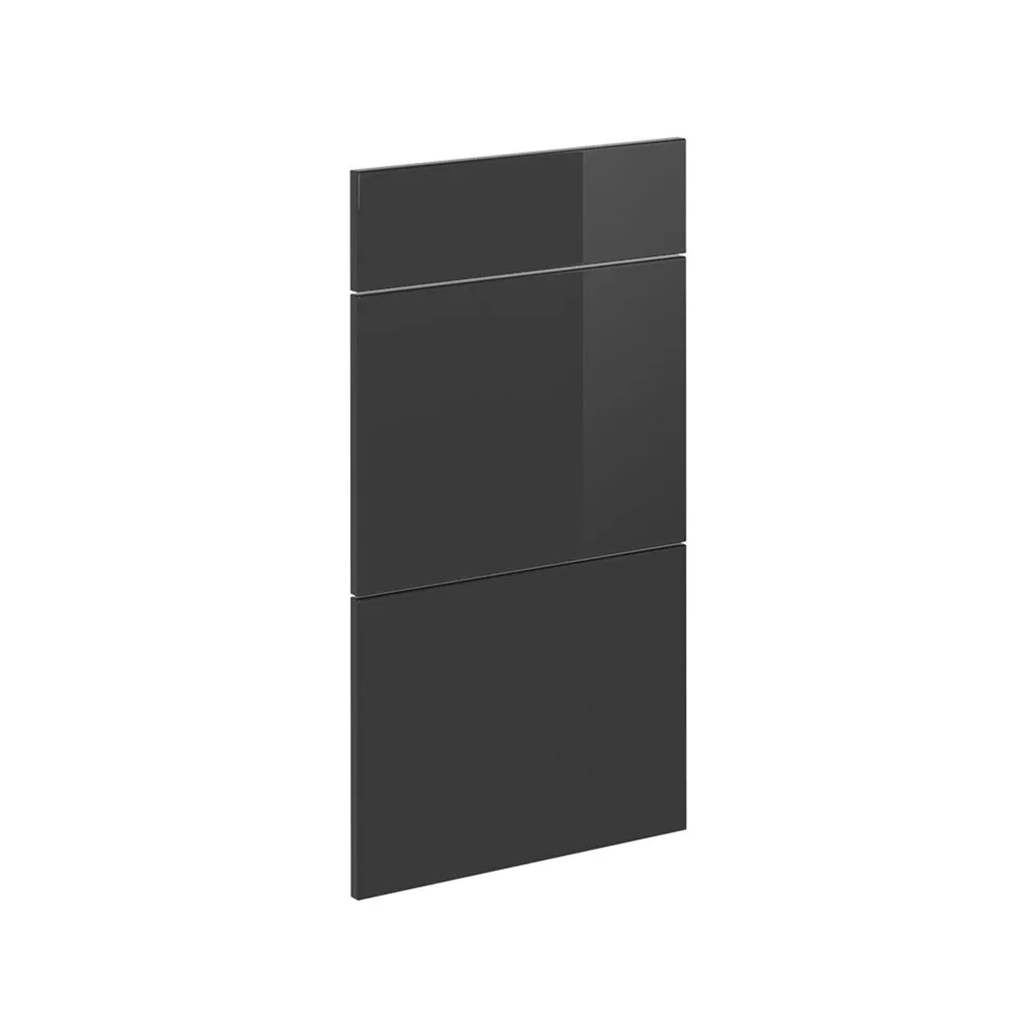 Vicco Küchenfront R-Line Anthrazit Hochglanz 40 x 70 Möbelfront für den Schubladenunterschrank Art Nr 37438