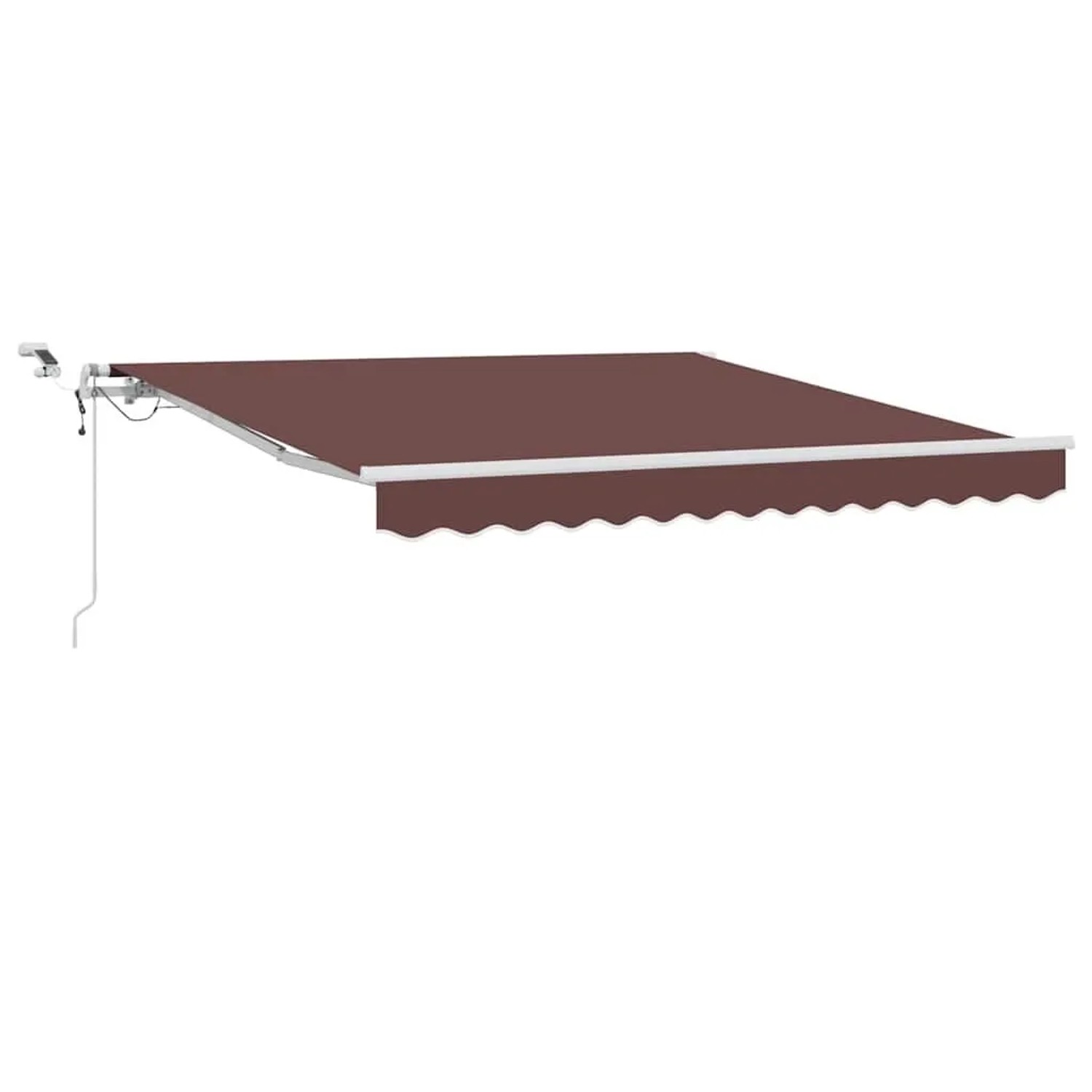 vidaXL Markise Automatisch mit LED Braun 300x250 cm 3215376