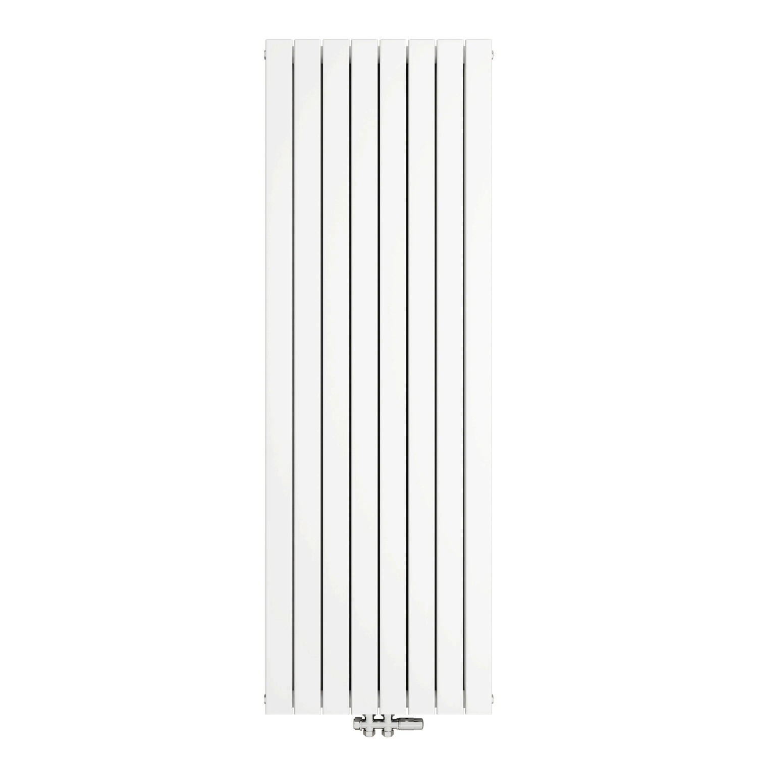 Duschparadies Heizkörper 60,2x180cm 2317W Weiß Flach Heizkörper Doppellagig Paneelheizkörper Vertikal Mittelanschluss