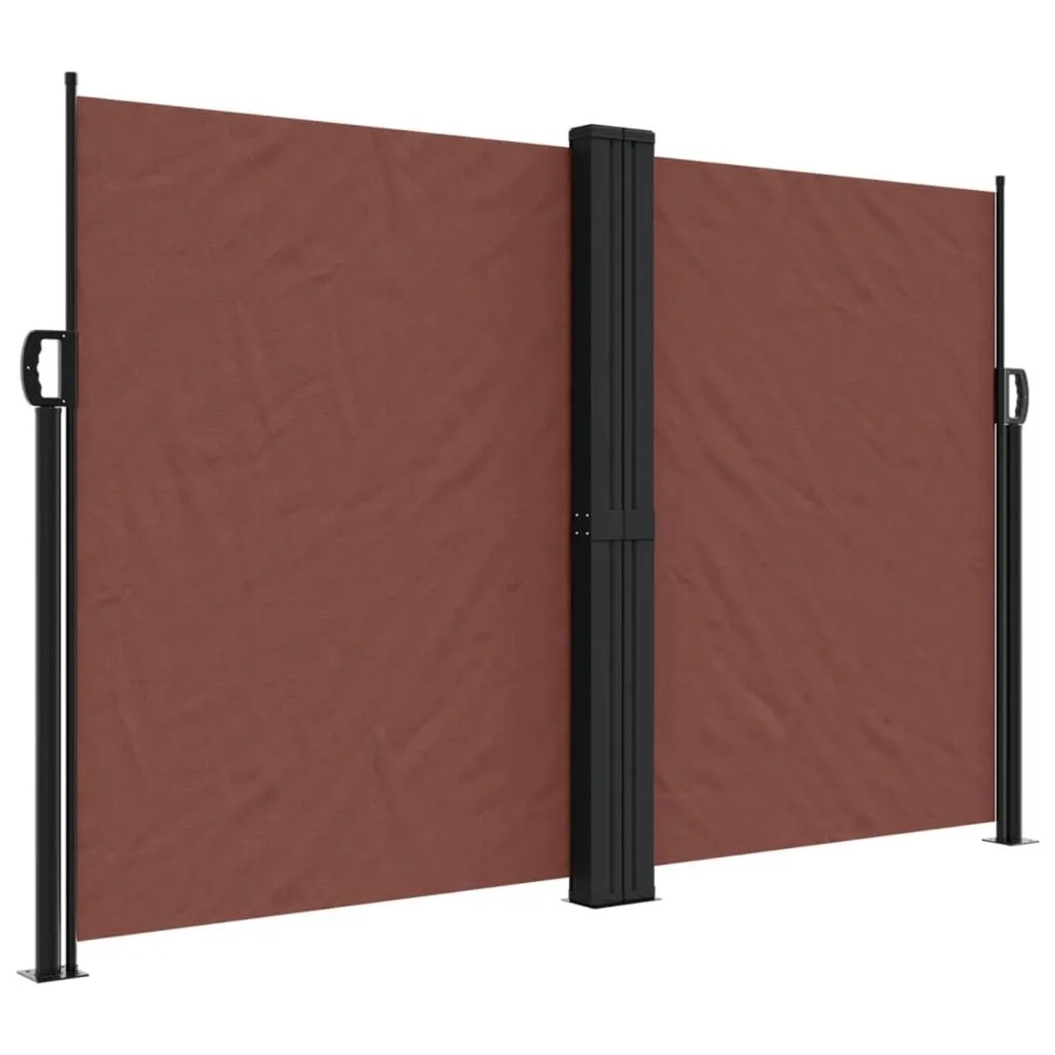 furnicato Seitenmarkise Ausziehbar Braun 160x600 cm