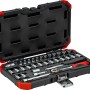 Gedore Steckschlüssel-Satz R49003033, 33-teilig, 6,3 mm (1/4 Zoll) im Koffer.