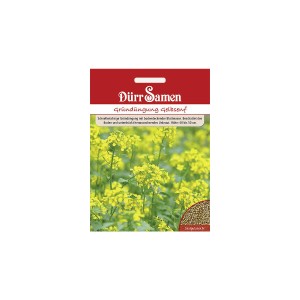 Dürr Samen Gelbsenf: Saatgut für Gründüngung, zur Bodenverbesserung und Unkrautunterdrückung.