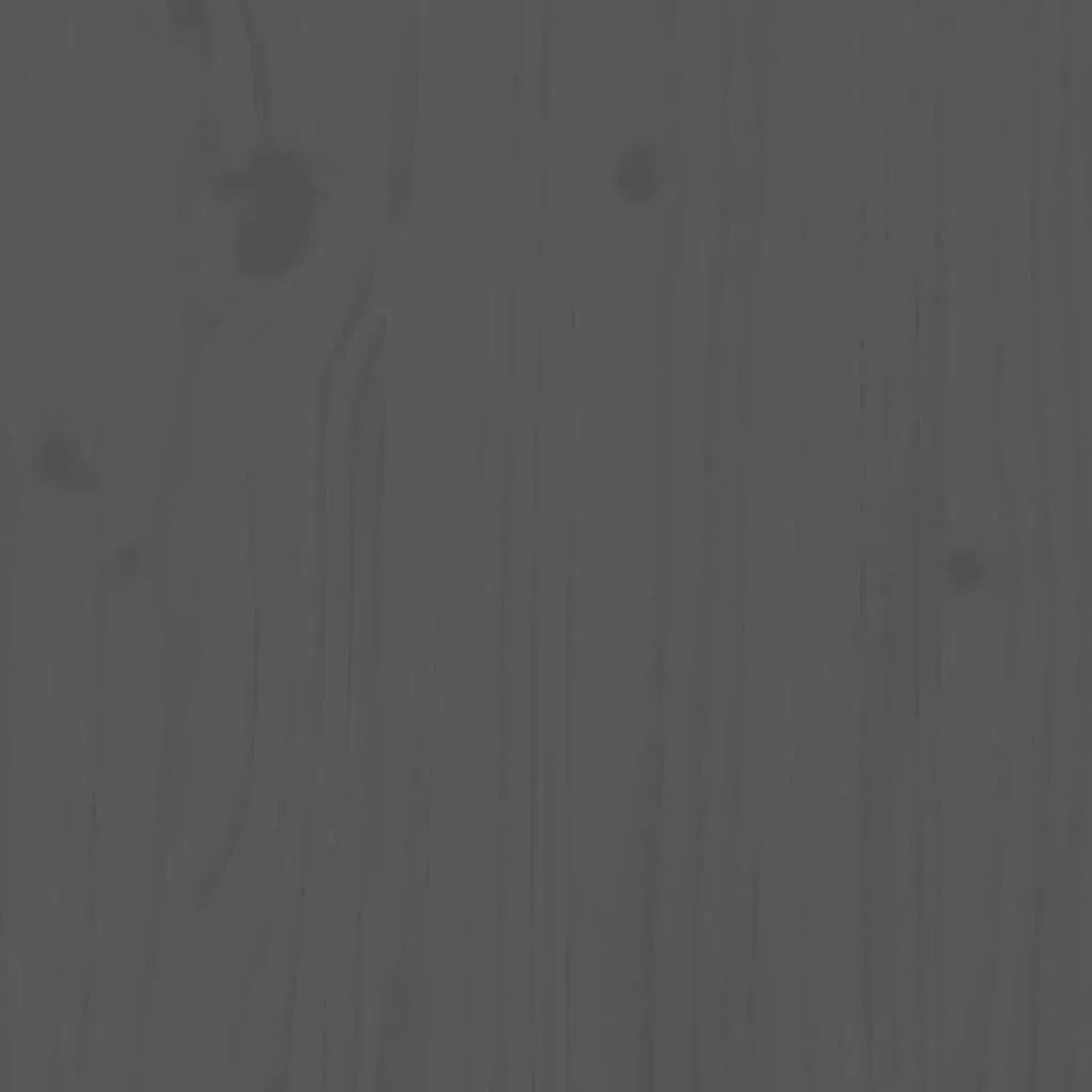 Grauer Couchtisch aus Kiefernholz, 35x35x30 cm, Tischplatte mit Holzmaserung.