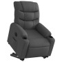 vidaXL Relaxsessel mit Aufstehhilfe Elektrisch Dunkelgrau Stoff 3206664