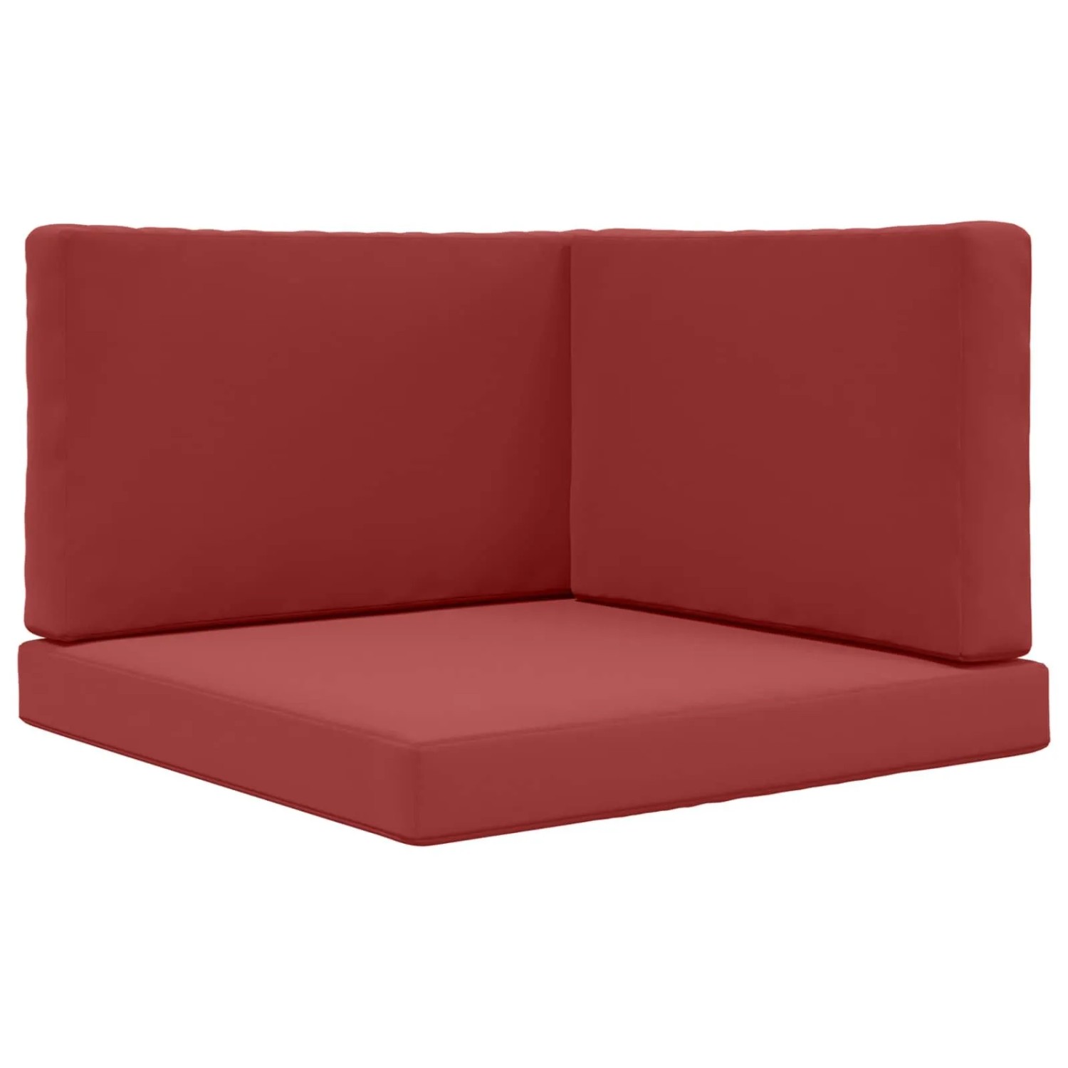 vidaXL Sofakissen für Draußen 3-Tlg Weinrot Polyester 900872