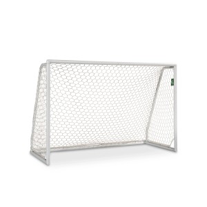 Weißes Exit Scala Aluminium Fußballtor, 180x120cm, mit Netz für Spiel & Spaß im Garten.