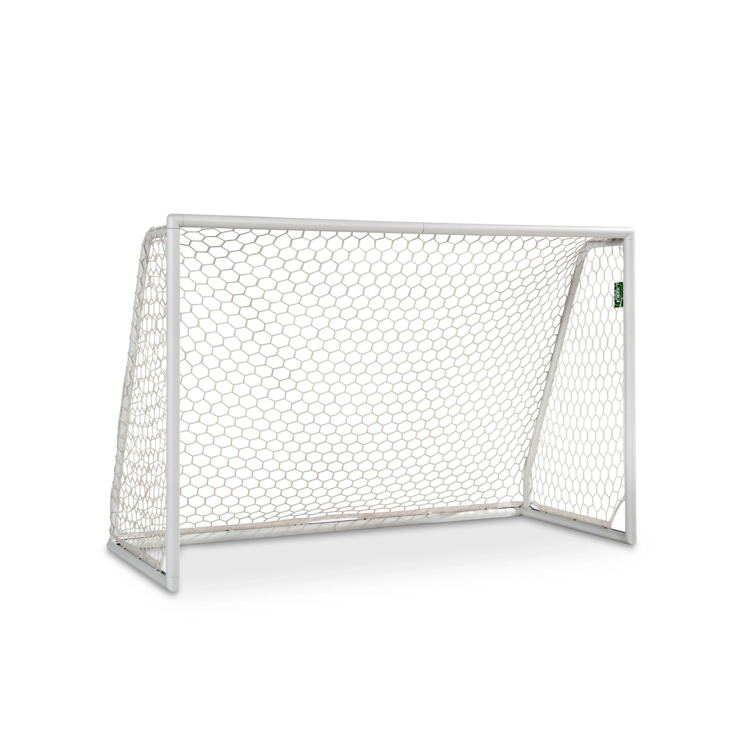 Weißes Exit Scala Aluminium Fußballtor, 180x120cm, mit Netz für Spiel & Spaß im Garten.