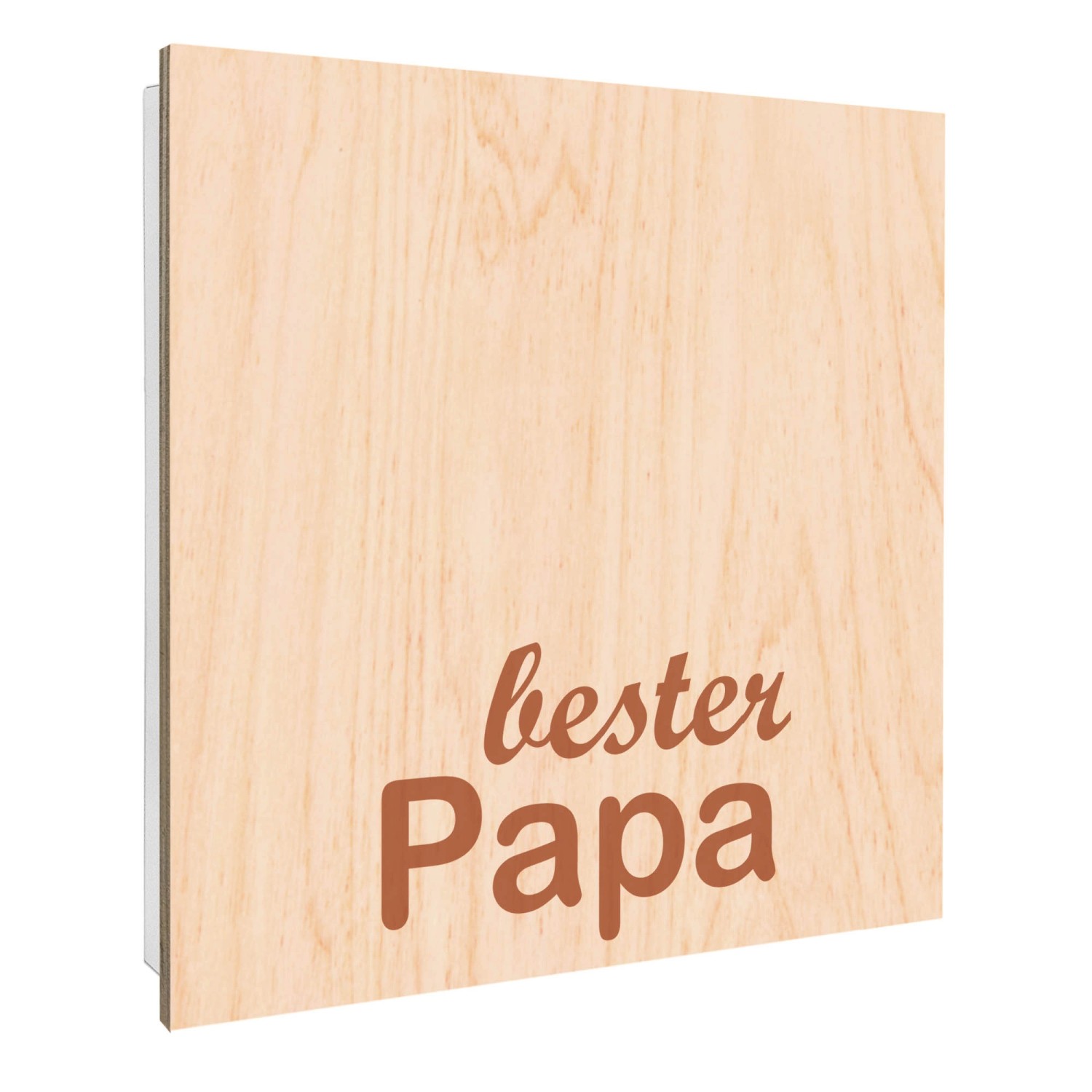 Banjado Großer Schlüsselbox Holz 30x30cm Weiß Scharnier Rechts 50 Haken Sch günstig online kaufen