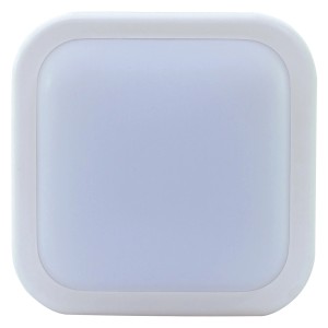 Weiße LED-Rechteckleuchte für Keller, Werkstatt oder Feuchtraum.