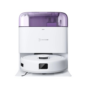 ECOVACS DEEBOT Mini Saug- und Wischroboter mit OMNI-Station, weiße Ausführung.