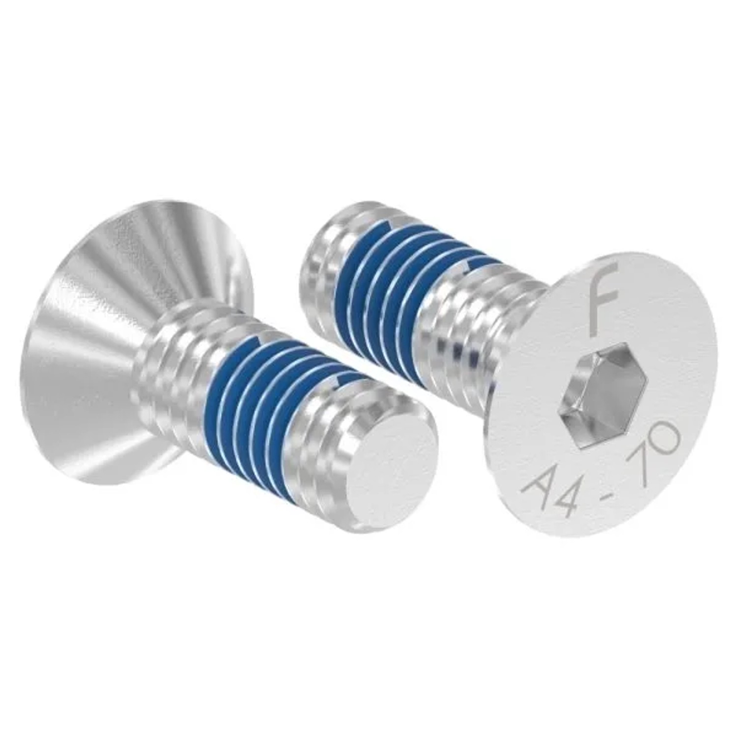 FeNau Senkkopfschraube V4A M6x16 Innensechskant ISO 10642 Precote 85