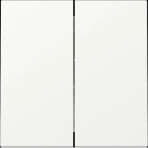 Gira System 55 Serienwippe in Reinweiß Seidenmatt für Schalter und Taster.