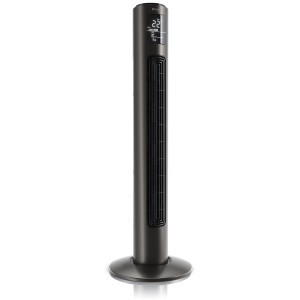 Brandson Turmventilator, 96cm, oszillierend, 3 Geschwindigkeiten, aschgrau.