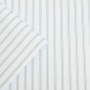 Laura Ashley Vliestapete Farnworth Stripe Sage Green: Rolle mit feinen, grünen Streifen.