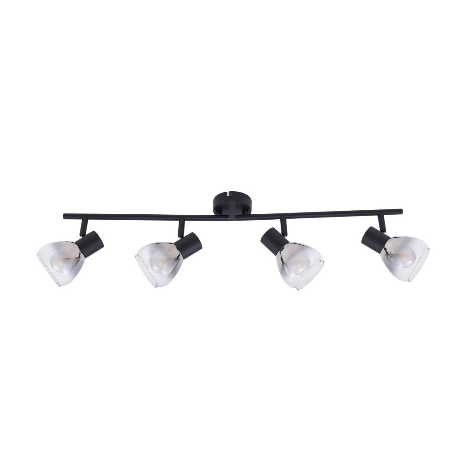 Lindby Deckenlampe Pendura 10031154 Modern in Alu aus Glas 4-flammig E14 Wo günstig online kaufen