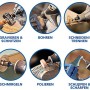 Dremel 4250-35 Multifunktionswerkzeug im Einsatz: Gravieren, Bohren, Schneiden, Schmirgeln, Polieren, Schleifen.