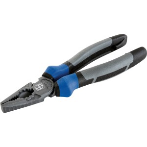 LUX PRO Kraft-Kombizange 180 mm mit 3K-Griffen, Made in Germany.