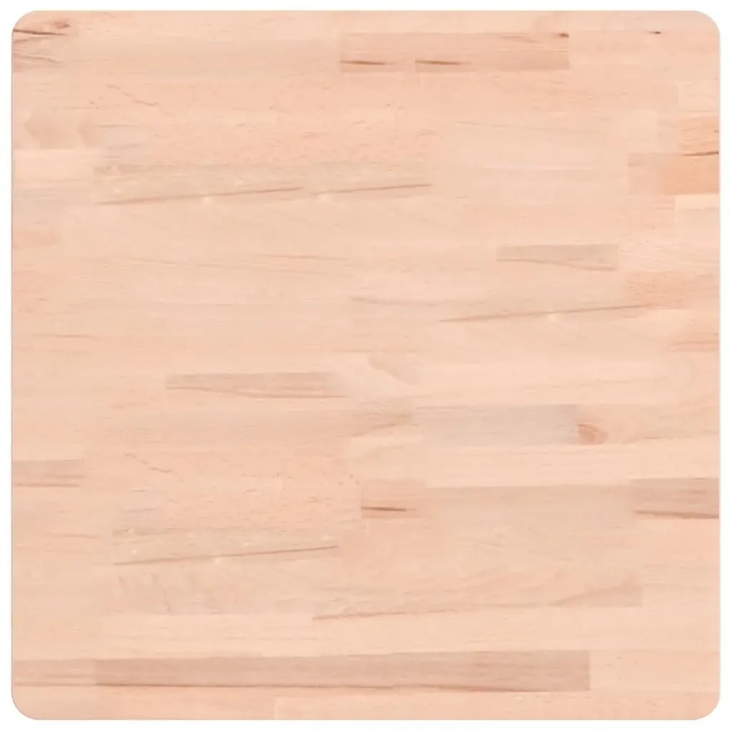 vidaXL Tischplatte 50x50x1,5 cm Quadratisch Massivholz Buche 355949