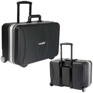 HMF 15602-02 Werkzeugtrolley Leer Werkzeugkoffer ABS-Kunststoff Rollen 47 x 40 x 24 cm