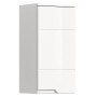 Hängeschrank Solero in Weiß Hochglanz, 73x38x27 cm, für Bad und Hauswirtschaftsraum.