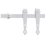 vidaXL Mini Schiebetürbeschlag Set für Schranktüren Carbonstahl 200 cm 151699_3