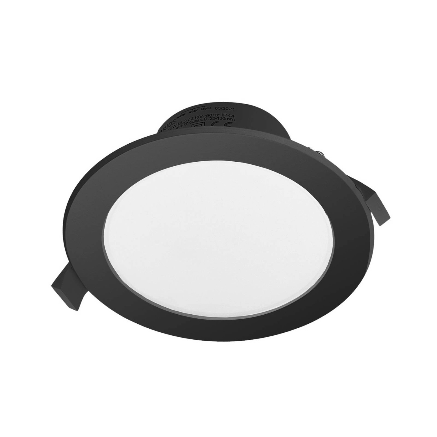 PRIOS LED 10031409 Modern in Schwarz aus Aluminium 1-flammig Wohnzimmerleuc günstig online kaufen