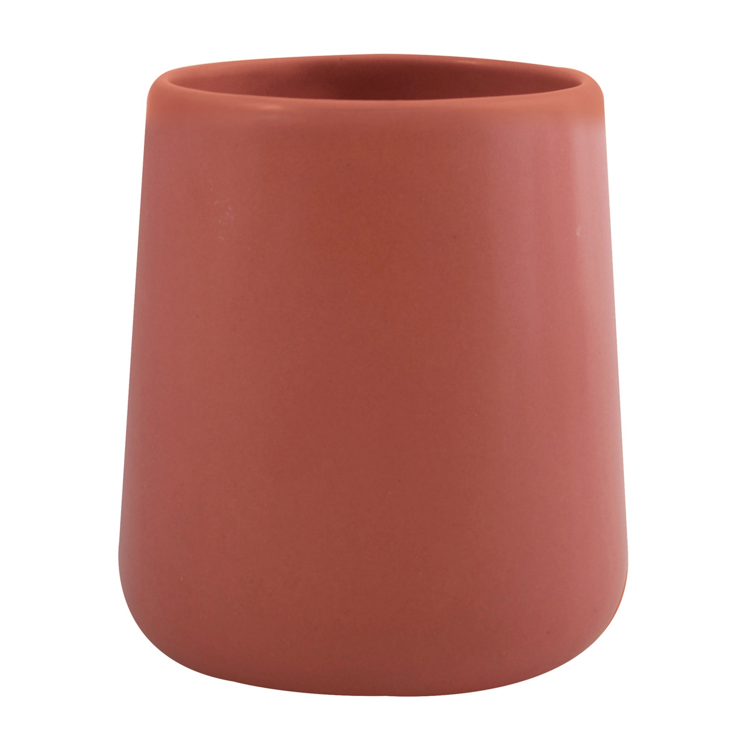 MSV Zahnputzbecher Maonie Keramik Ø 8,5 cm x 10 cm Terrakotta günstig online kaufen