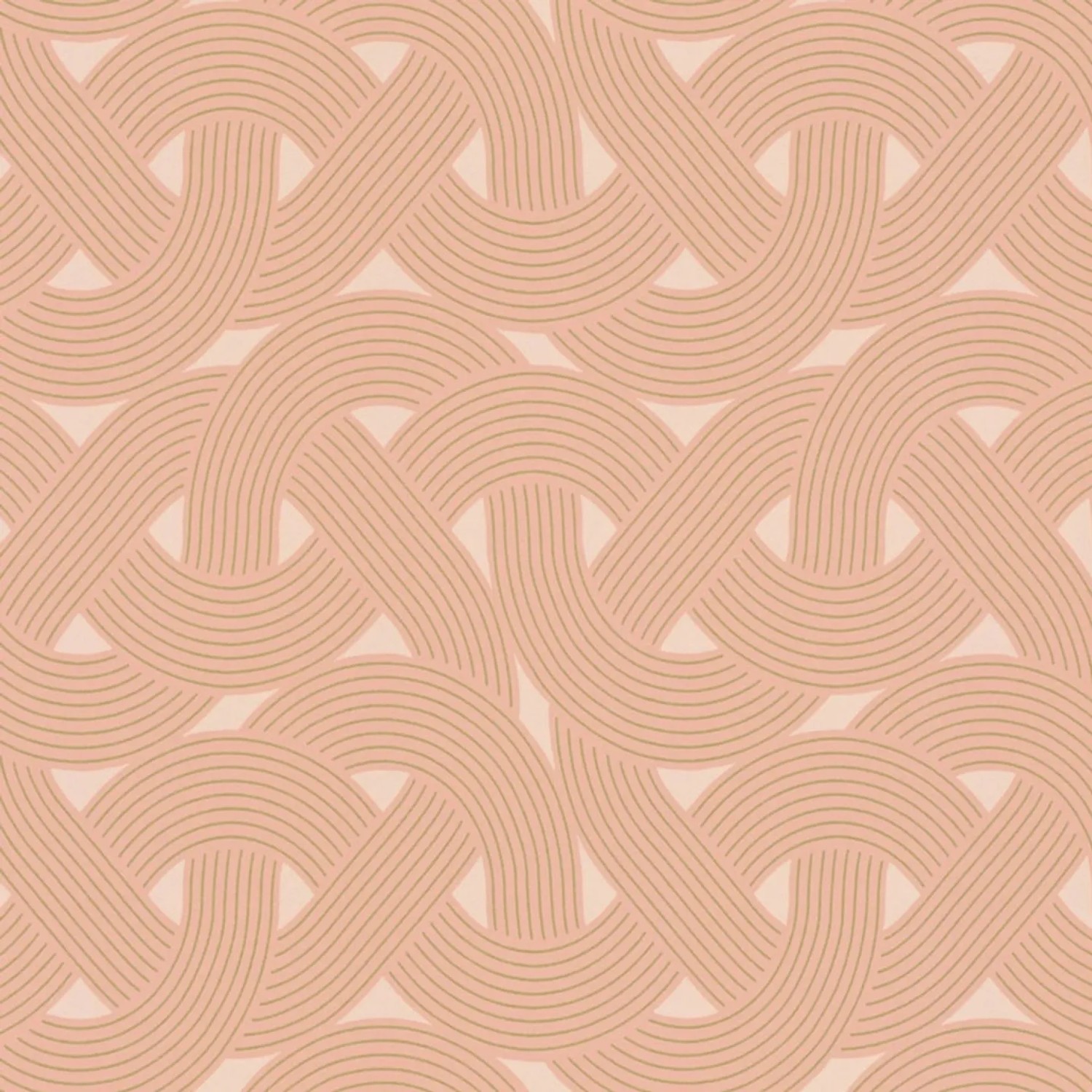 Tadessi Tapete Art Deco M1-No.4447 Vliestapete in Orange