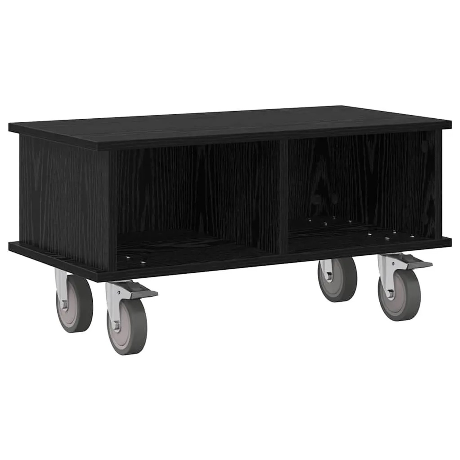vidaXL TV-Ständer Schwarz Eichen-Optik 68,5 x 35 x 35 cm Holzwerkstoff 891041