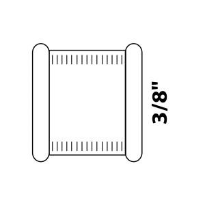 Kirchhoff Doppelmuffe 15mm (3/8 IG) Chrom, Gewindefitting für Rohre.