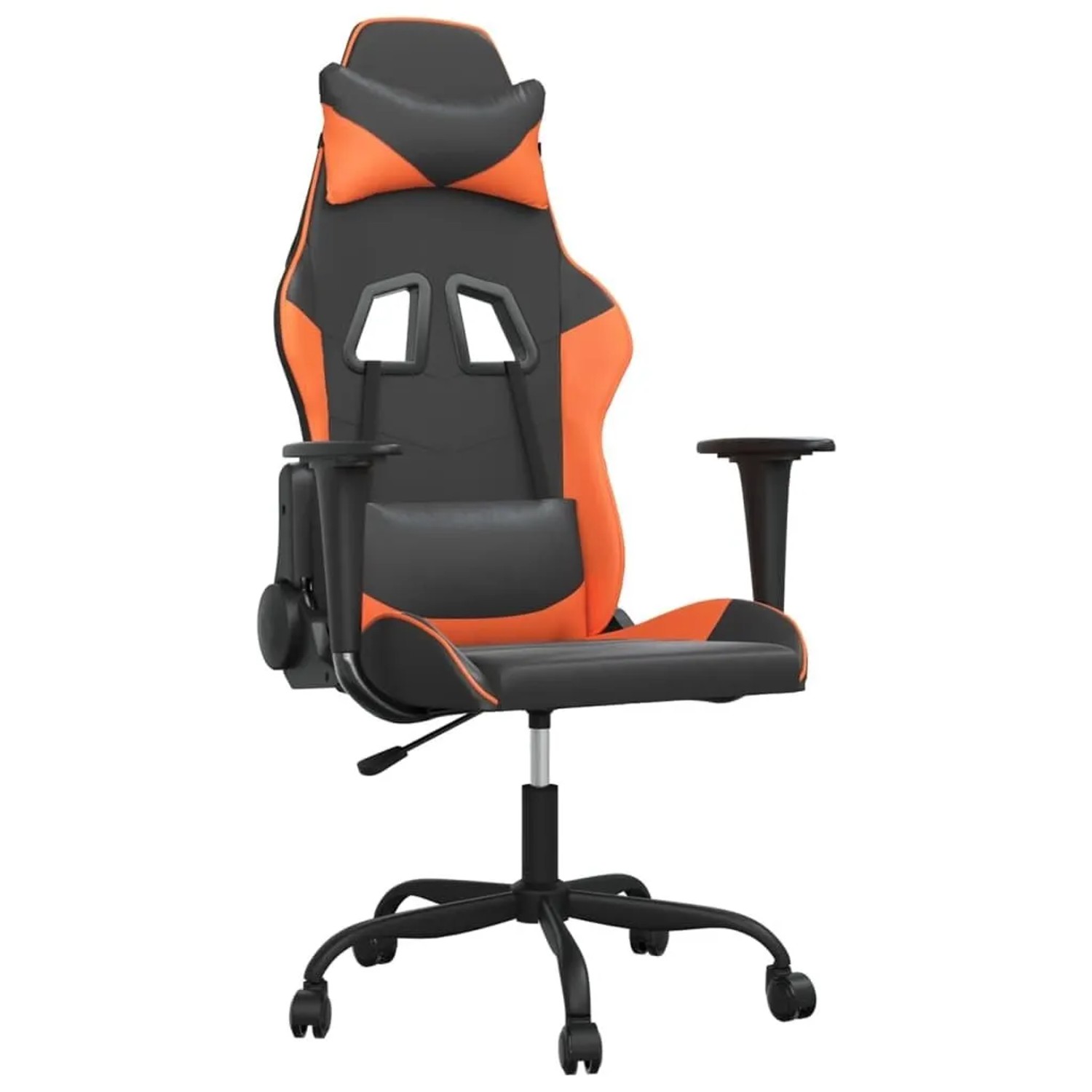 vidaXL Gaming-Stuhl Schwarz und Orange Kunstleder 3143647 günstig online kaufen