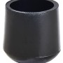 Schwarze Wagner Kappe EH 0612, 1,2 cm Durchmesser, für Stahlrohrmöbel.
