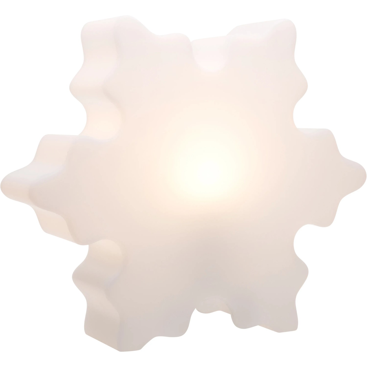 Dekostern Shining Crystal 40 cm Weiß