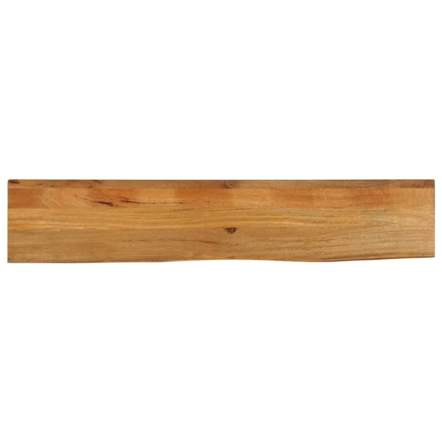 vidaXL Tischplatte mit Baumkante 140x30x2,5 cm Massivholz Mango 370531