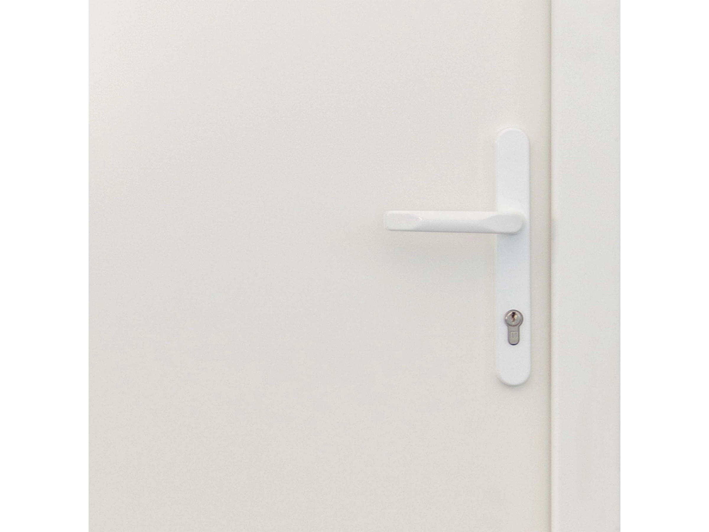 〈まとめ買い3枚セット〉 ニールセン nielsen 8x10インチ 額 白色 Stahl-Nebeneingangstür NS1 Weiß Nach Außen Öffnend 88 x 198 cm