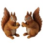 Boltze Deko-Figuren Albert, 2 Eichhörnchen mit Eicheln, 13x10cm, Kunstharz