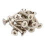 SOTECH 1 Set Befestigungsschrauben 3 x 16 mm Edelstahloptik für 1000 mm Stangenscharnier