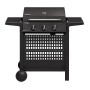 Enders Gasgrill San Diego Next 3, schwarzer Grillwagen mit 3 Brennern und Seitenablagen.