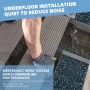 CCLIFE Terrassenpads Rolle 2m Bautenschutzmatte Gummigranulat 80x6mm Wasserdicht Rutschfest Stoßfest_5